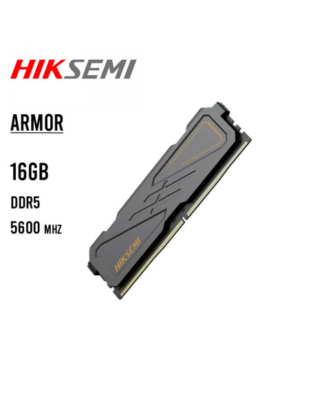 MEMORIA RAM HIKSEMI 16GB/5600MHZ ARMOR DDR5 ( HSC516U56D2 16G ) BLACK