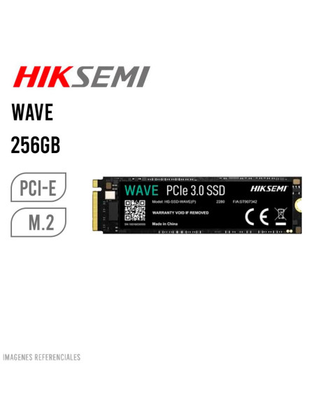 DISCO SOLIDO SSD HIKSEMI 256GB WAVE (HS-SSD-WAVE(P) 256G) PCIE 3.0| NVME M.2
