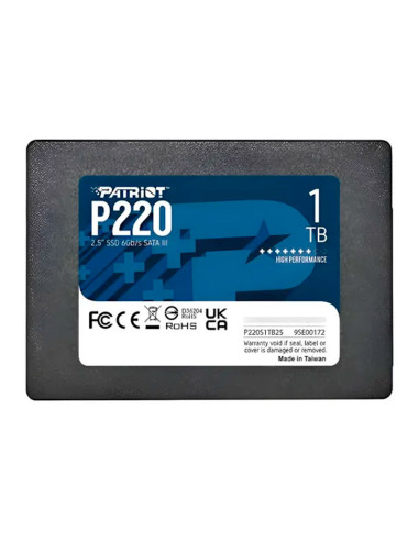 SSD PATRIOT P220 1TB SATA III (P220S1TB25)