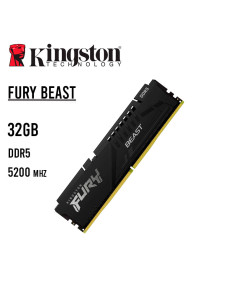 MEMORIA RAM KINGSTON 32GB/5200MHZ DDR5 FURY BEAST (...