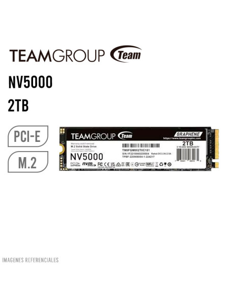 SSD TEAMGROUP 2TB NV5000  M.2 PCIE GEN4X4 CON NVME