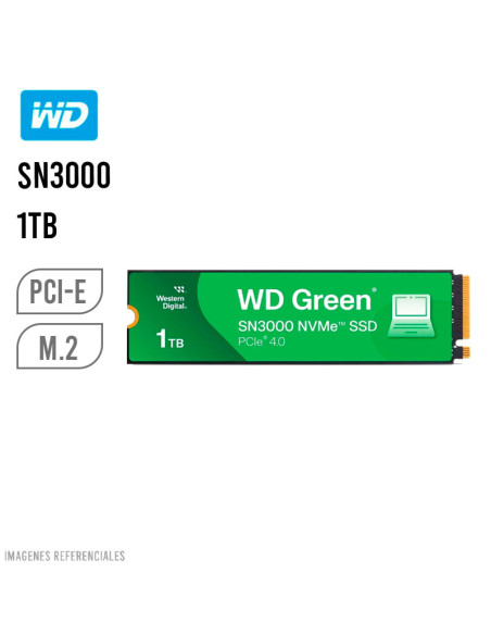 DISCO SOLIDO SSD WESTER DIGITAL 1TB SN3000 ( WDS100T4G0E) PCIE | NVME | GEN4
