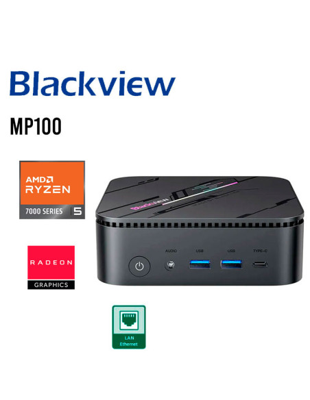 MINI PC NUC BLACKVIEW MP100 RYZEN 5-7430U 16GB 512GB SSD WINDOWS 11 PRO