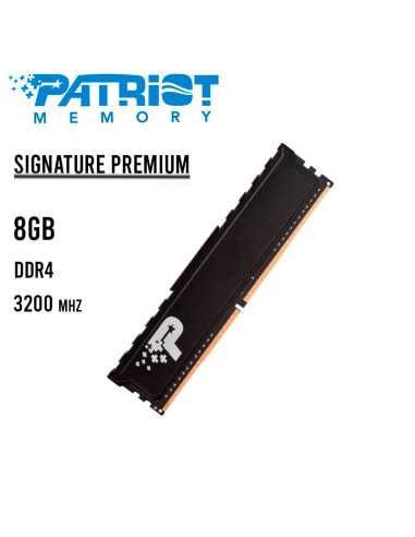 MEMORIA RAM PATRIOT 8GB/3200MHZ SIGNATURE...
