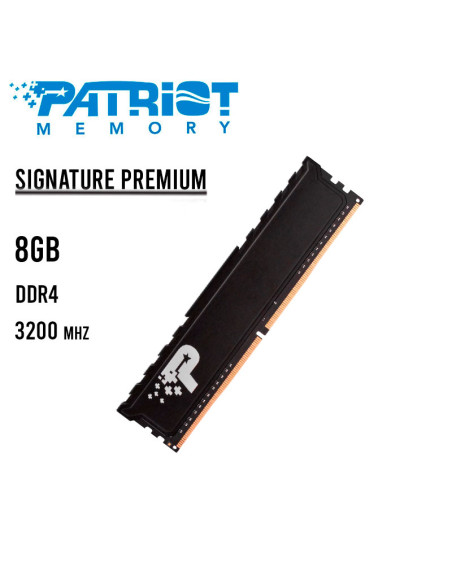MEMORIA RAM PATRIOT 8GB/3200MHZ SIGNATURE PREMIUM ( PSP48G320081H1 ) NEGRO