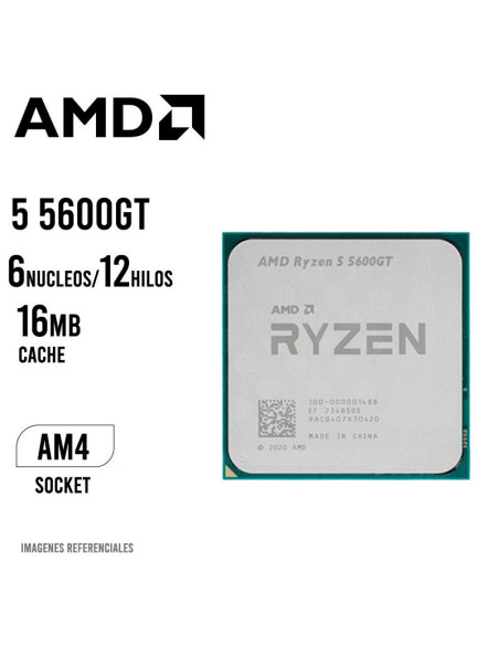 PROCESADOR AMD RYZEN 5-5600GT OEM + COOLER DEEPCOOL BETA 10