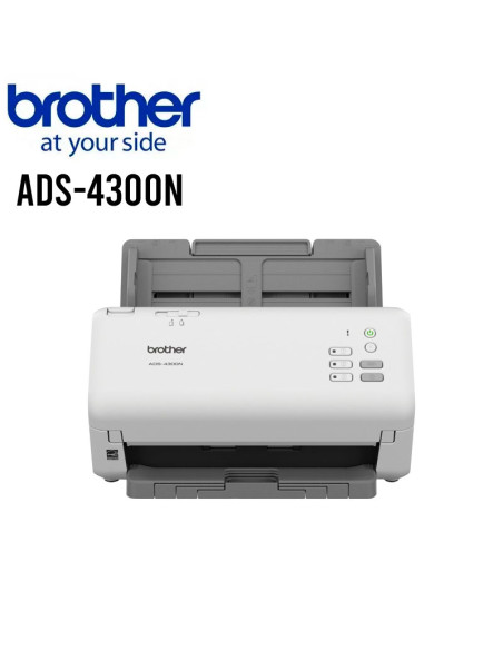 ESCANER BROTHER ADS-4300N 80PPM DOBLE CARA USB