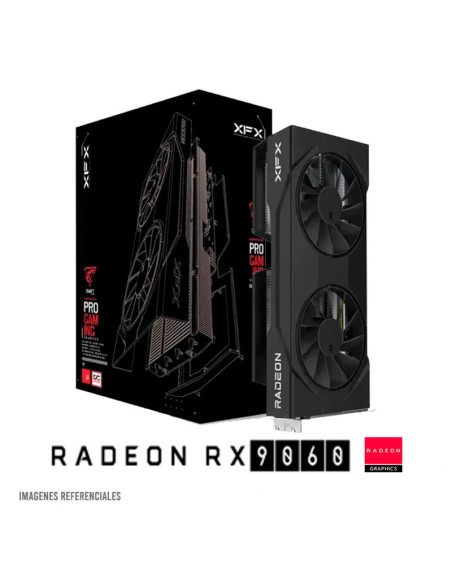 TARJETA DE VIDEO VGA XFX SWIFT RADEON RX 9060 8GB GAMING EDITION(RX-96SWFT8BC)GDDR6|OEM