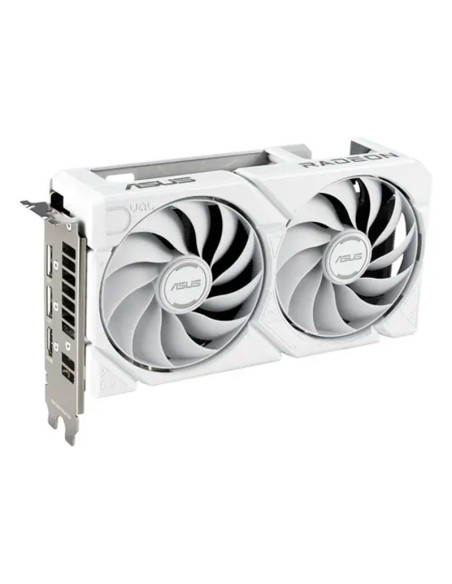 TARJETA DE VIDEO VGA ASUS DUAL RX 9060 XT 16GB WHITE EDITION (DUAL-RX9060XT-16G-WHITE) GDDR6|128 BIT