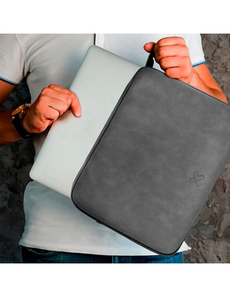 FUNDA KLIP XTREME SQUARESHIELD KNS-220 15.6 GRIS