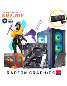 SETUP GAMER KILLJOY RYZEN 5 3400G 16GB 500GB SSD +  KIT...