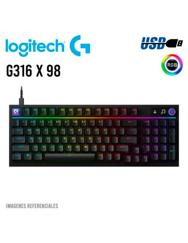 TECLADO GAMER LOGITECH G316 X 98 ( 920-014183 )...