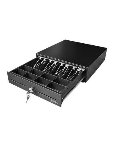 GAVETA DE DINERO 3NSTAR POS CD250 CONEXION RJ11  4 TIPOS DE BILLETES 8 TIPOS DE MONEDAS