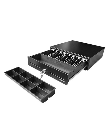 GAVETA DE DINERO 3NSTAR POS CD250 CONEXION RJ11  4 TIPOS DE BILLETES 8 TIPOS DE MONEDAS