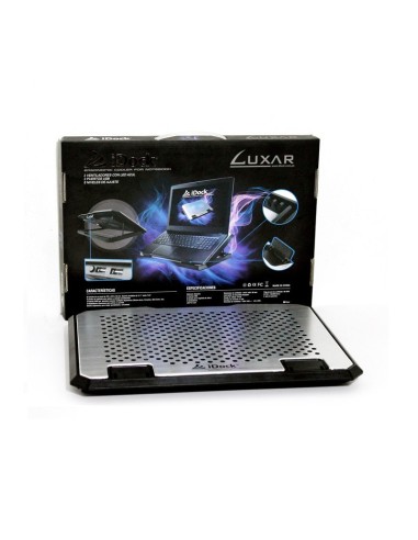 COOLER PARA LAPTOP IDOCK LUXAR| 2 VENTILADORES-...