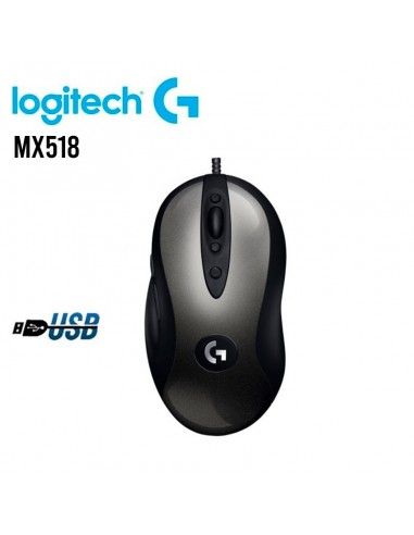 Mouse Gamer Logitech Mx518 16000dpi 8 Botones 