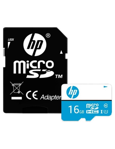 MEMORIA MICRO SD HC HP MI210 U1 16GB (HFUD016-U1) C/ ADAPTADOR SD