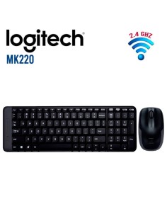KIT LOGITECH MK220 (920-004430) WIRELESS | TECLADO + MOUSE