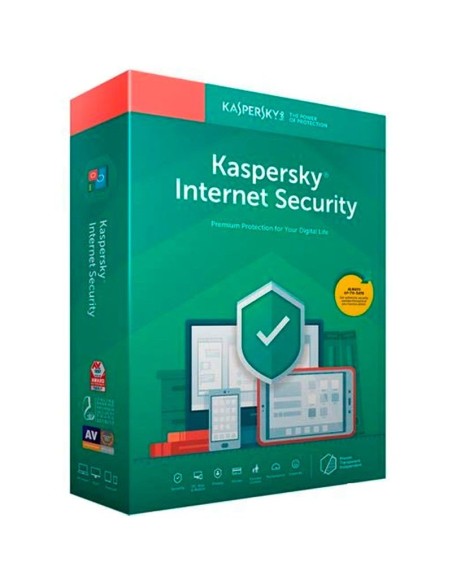 ANTIVIRUS KASPERSKY INTERNET SECURITY | 3 PCS | 12 MESES
