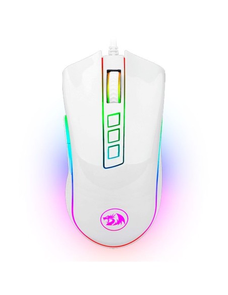 MOUSE GAMER REDRAGON COBRA ( M711W ) LED RGB | USB | 10000 DPI | WHITE