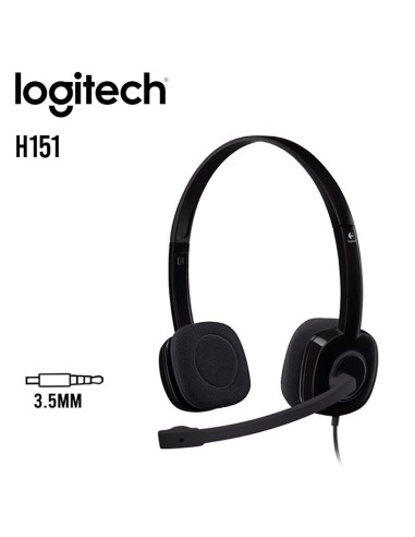 AUDÍFONO CON MICRÓFONO LOGITECH H151 | STEREO...