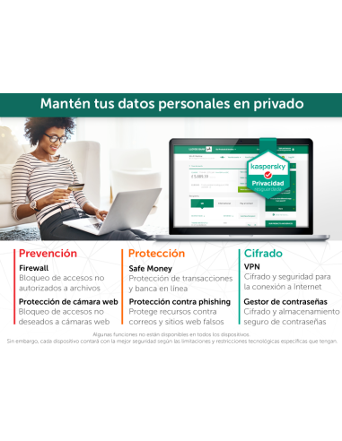 ANTIVIRUS KASPERSKY TOTAL SECURITY 3 PCS 12 MESES