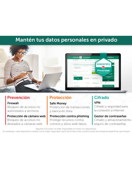 ANTIVIRUS KASPERSKY TOTAL SECURITY 3 PCS 12 MESES