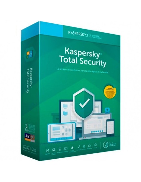 ANTIVIRUS KASPERSKY TOTAL SECURITY 3 PCS 12 MESES