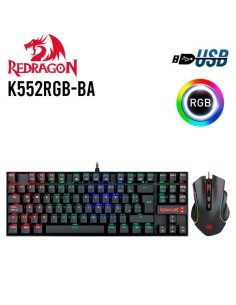KIT GAMER REDRAGON (K552RGB-BA-SP) LED RGB | TECLADO |...