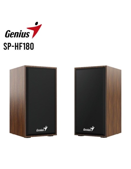 PARLANTE GENIUS SP-HF180 ( 31730029400 ) USB POWER - 6W - MADERA