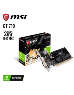TARJETA DE VIDEO MSI GEFORCE GT 710 2GB DDR3 GT 710 2GD3...