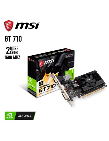TARJETA DE VIDEO MSI GEFORCE GT 710 2GB DDR3 GT...