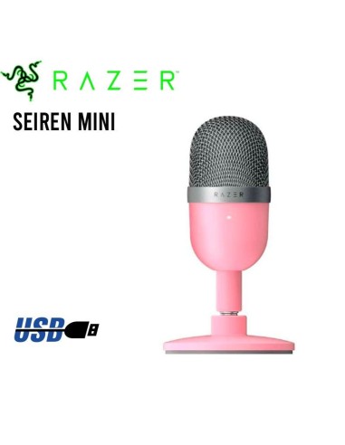 MICROFONO RAZER SEIREN MINI (RZ19-03450200-R3M1) USB ROSADO