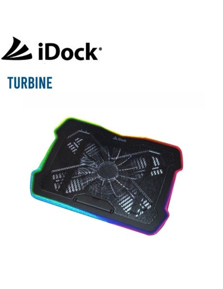 COOLER PARA LAPTOP IDOCK IDK-20 TURBINE RGB