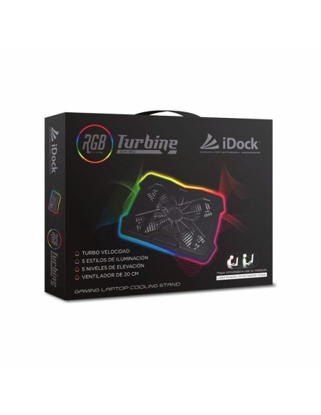 COOLER PARA LAPTOP IDOCK IDK-20 TURBINE RGB