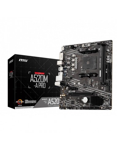MAINBOARD MSI A520M-A PRO ( 911-7C96-024 ) AM4