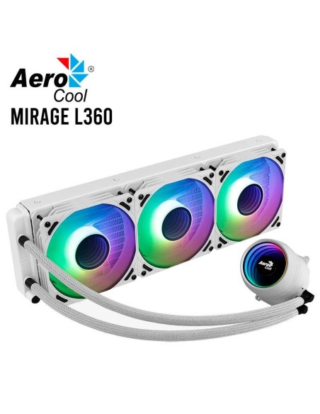 SISTEMA DE ENFRIAMIENTO LIQUIDO AEROCOOL MIRAGE L360 | RGB | WHITE