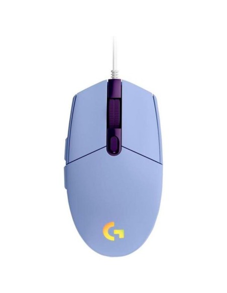 MOUSE GAMER LOGITECH G203 LILA LIGHTSYNC (910-005851) 8000 DPI | LED-RGB