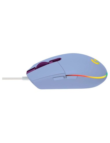 MOUSE GAMER LOGITECH G203 LILA LIGHTSYNC...