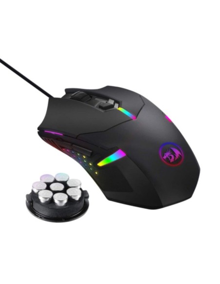 MOUSE GAMER REDRAGON CENTROPHORUS 2 ( M601-RGB ) LED RGB | USB | 7200 DPI | BLACK