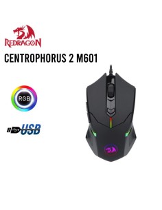 MOUSE GAMER REDRAGON CENTROPHORUS 2 ( M601-RGB ) LED RGB... 2