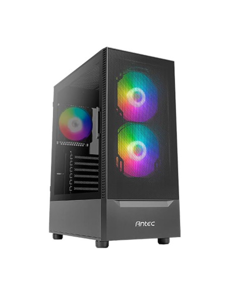 CASE GAMER ANTEC NX410 BLACK ( 0-761345-81041-8 ) S/FUENTE | VIDRIO TEMPLADO | 3 LED-ARGB