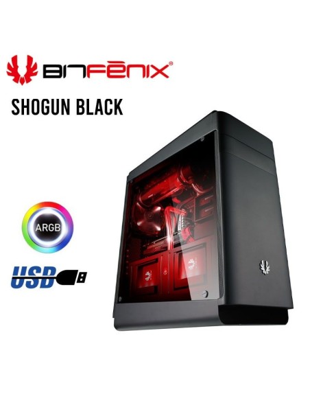 CASE BITFENIX SHOGUN BLACK SUPER MID TOWER BFC-SOG-600-KKWSK-RP