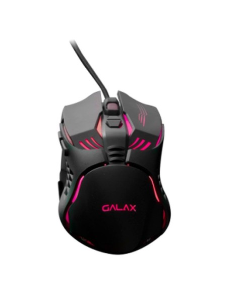 MOUSE GAMING GALAX (SLD-02) 3200 DPI | 6 BOTONES | RETROILUMINACION LED 7 COLORES