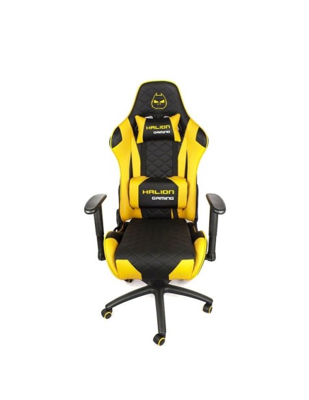 SILLA GAMER HALION HA-S41 NEGRO/AMARILLO