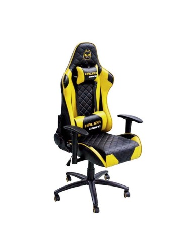 SILLA GAMER HALION HA-S41 NEGRO/AMARILLO