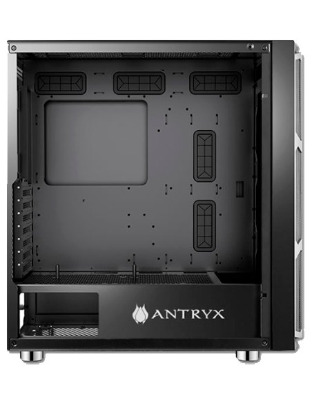 CASE ANTRYX FX CHROME STORM DESTROYER ( AC-FX570K-TXDR ) C/ REMOTO | VIDRIO TEMPLADO | 3 FAN ARGB
