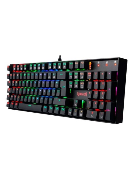 TECLADO GAMER REDRAGON MITRA ( K551RGB-1 SP ) LED RGB | USB | SWITCH RED | BLACK