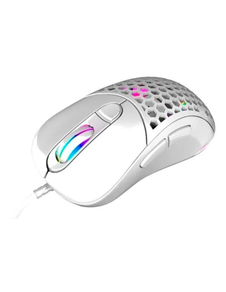 MOUSE VSG AQUILA AIR WHITE BRILLANTE ( VG-M550-WHT-GLO ) GAMING | 16K DPI | SENSOR PMW3389 | LED-RGB