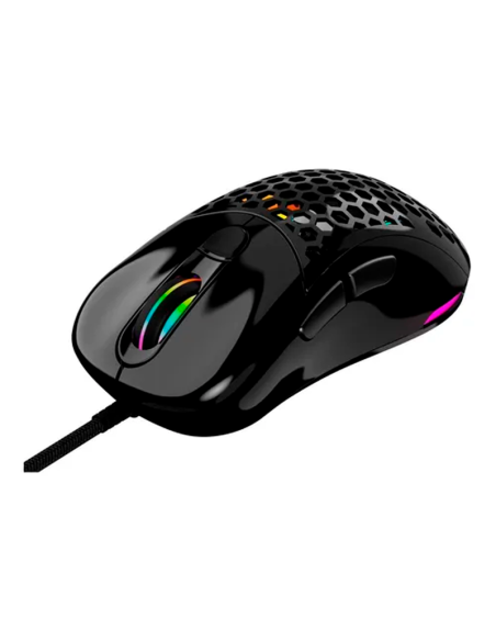 MOUSE VSG AQUILA AIR BLACK BRILLANTE ( VG-M550-BLK-GLO ) GAMING | 16K DPI | SENSOR PMW3389 | LED-RGB